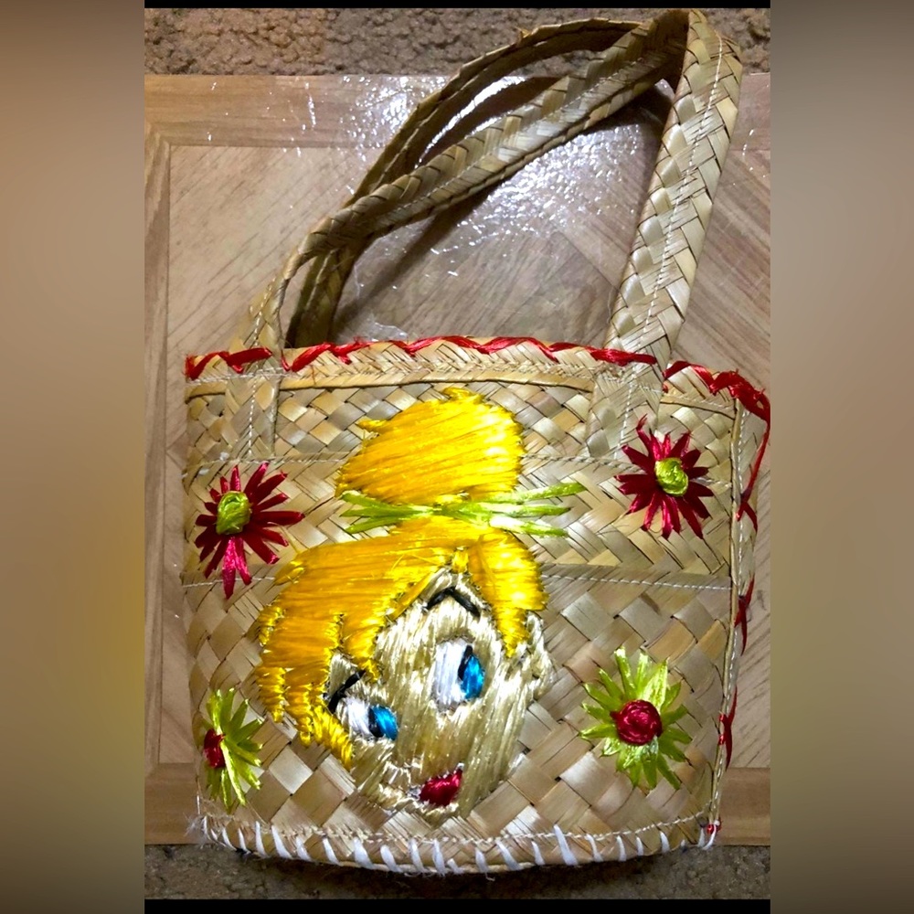Disney Tinker Bell Straw tote